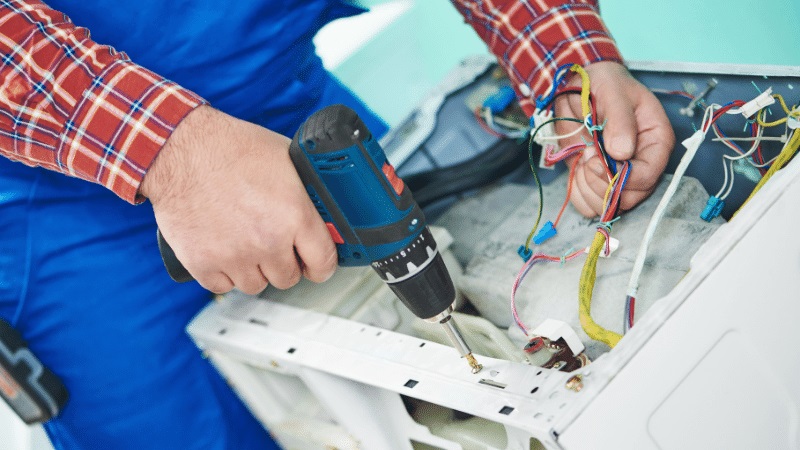 Karapürçek Fagor Fagor çamaşır makinesi kart tamiri – Su almama arızası orijinal parça ile giderildi. - Teknik servis örneği